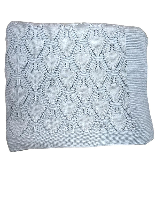 Baby Shawl- Light Blue