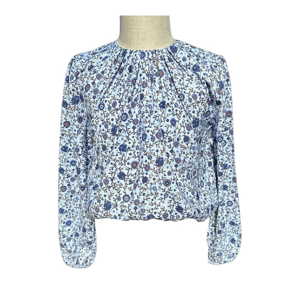 Wren Top- Forget Me Nots