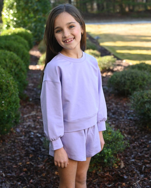 Dora Sweatshirt- Purple