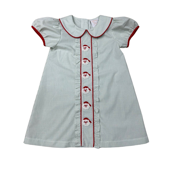 Classic St. Nick French Knot Collared Dress