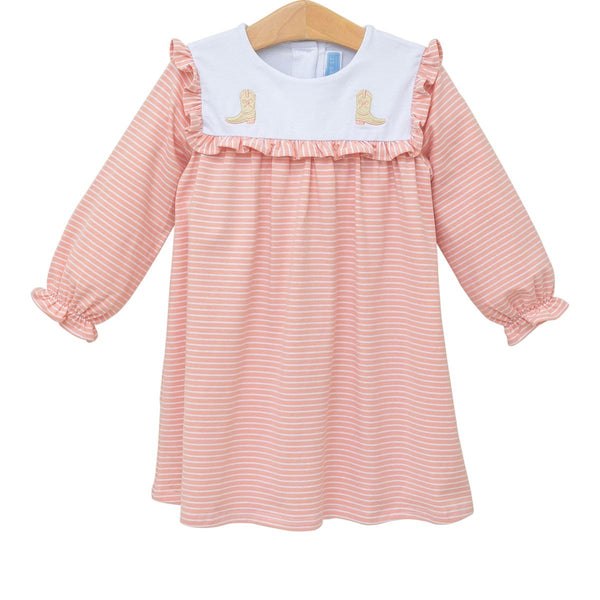 Boots Embroidery Dress