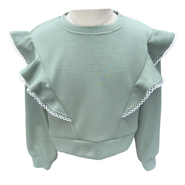 Livvy Sweatshirt- Sage