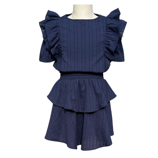 Collier Dress- Navy