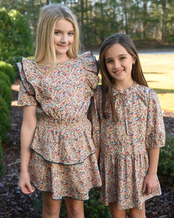 Collier Dress- Jewel Floral