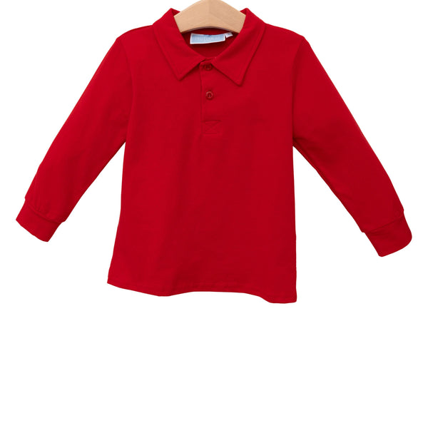 Polo LS- Red