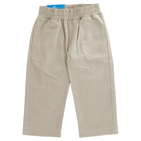 Charlie Pull on Pant- Khaki Twill
