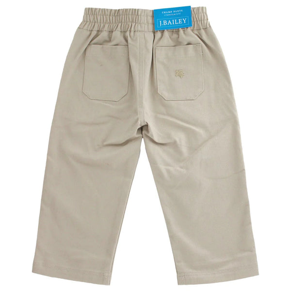 Charlie Pull on Pant- Khaki Twill