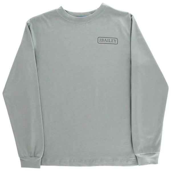 L/S Logo Tee- Turkey on Sage