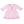 Love Applique Dress- Pink