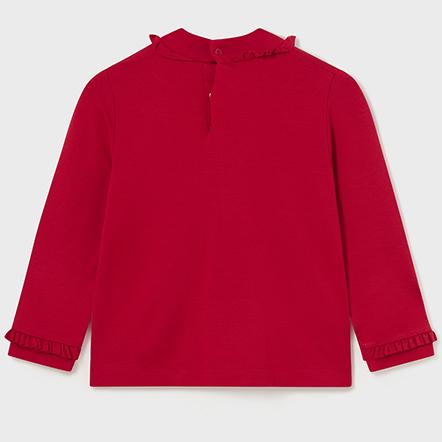 Mockneck Shirt- Red