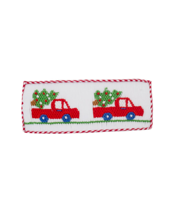 Christmas Trees W/ Trucks Knit T-Shirt