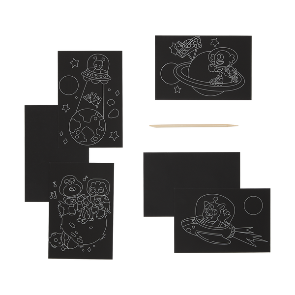 Scratch and Scribble Mini Scratch - Wacky Universe