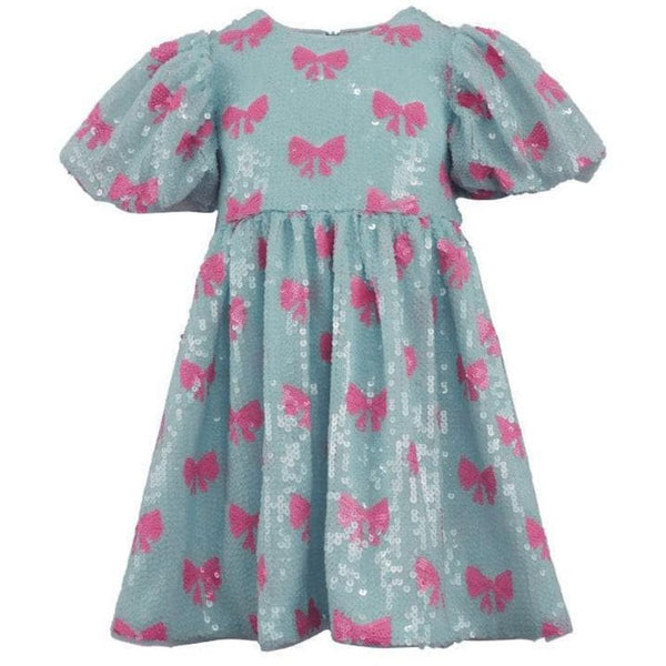Pretty In Bows Sequin Dress