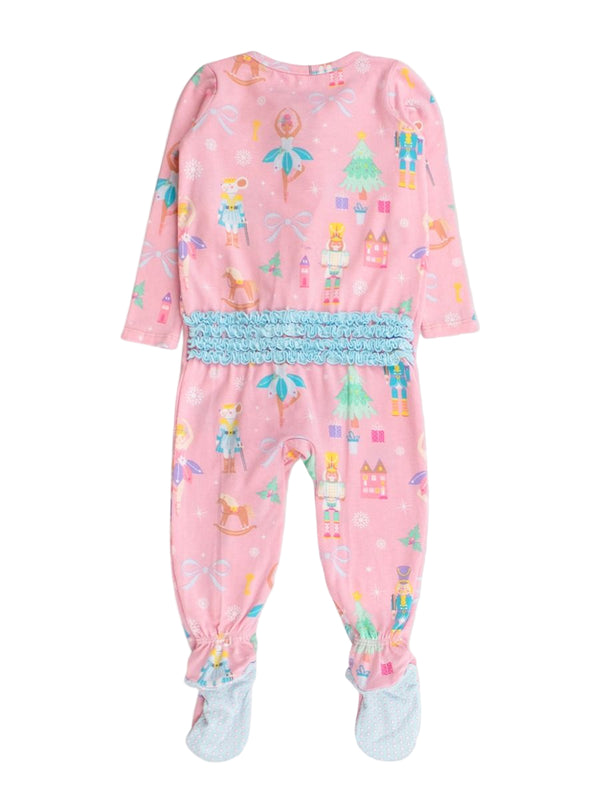 Sugarplum Dreams Ruffle Footie