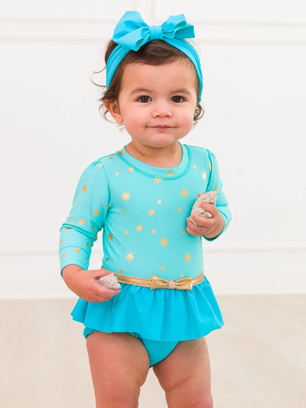 Genie Princess Bow Skirted LS One Piece