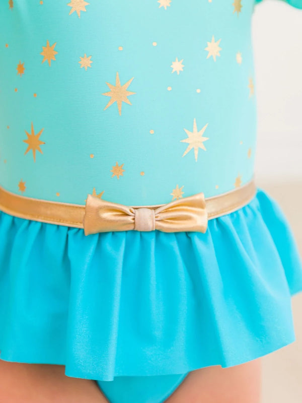 Genie Princess Bow Skirted LS One Piece