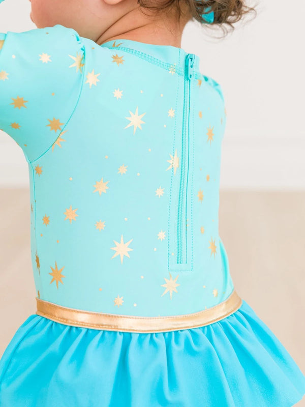 Genie Princess Bow Skirted LS One Piece