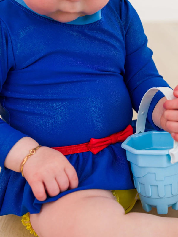 Apple Princess Bow Skirted LS One Piece