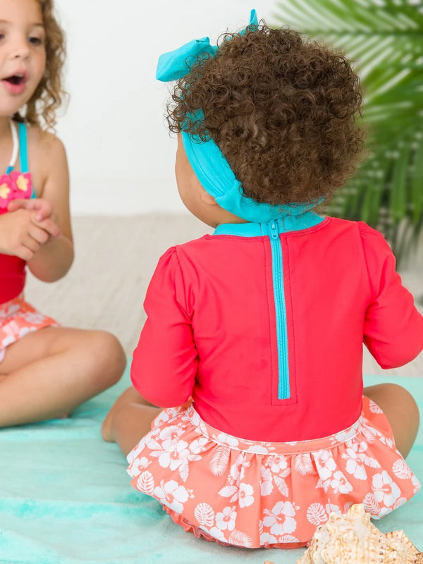 Island Princess Flower Skirted One Piece