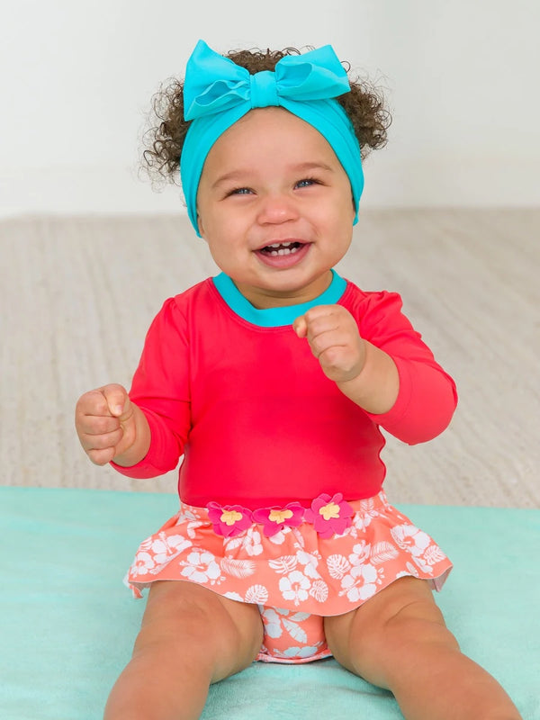 Island Princess Flower Skirted One Piece