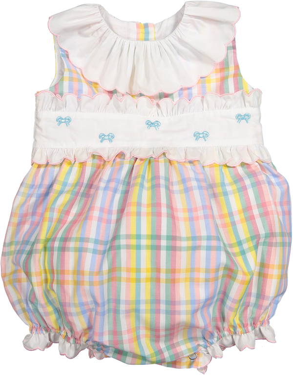 Rainbow Gingham Bubble