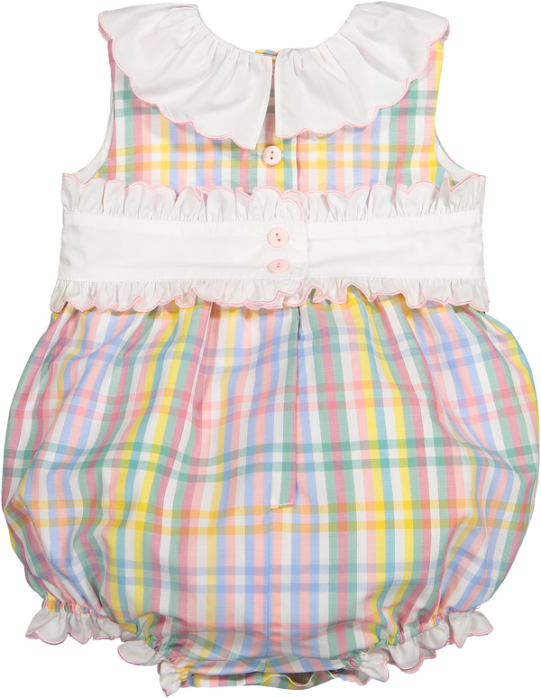 Rainbow Gingham Bubble