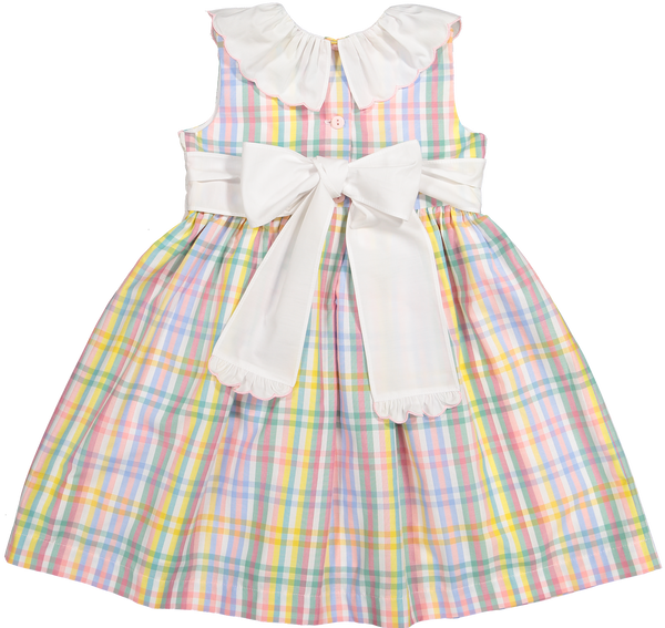 Rainbow Gingham Dress