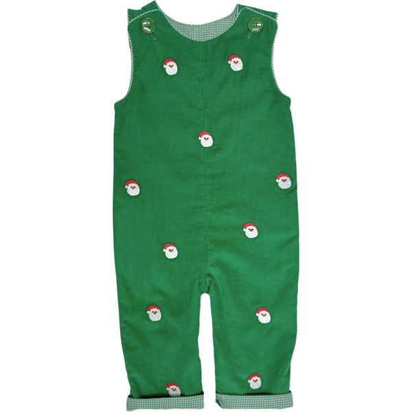 Santa Face Ashton Longall- Christmas Green Cord