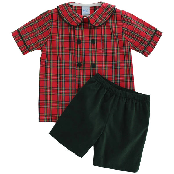 Tartan Plaid- Dressy Short Set