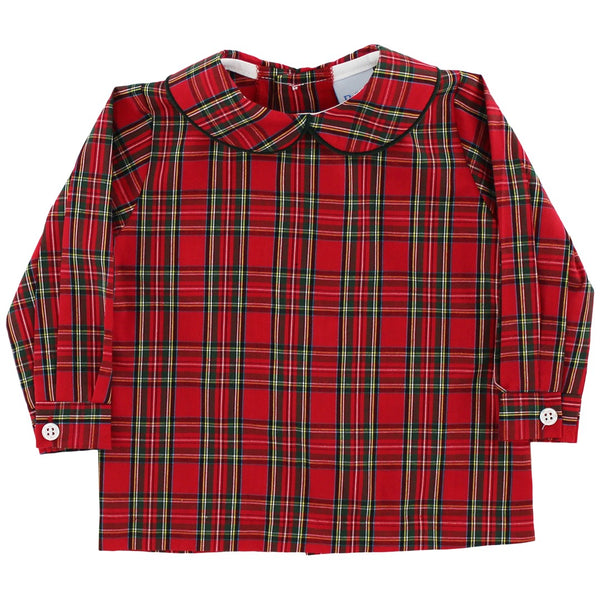 Tartan Plaid- Piped Shirt