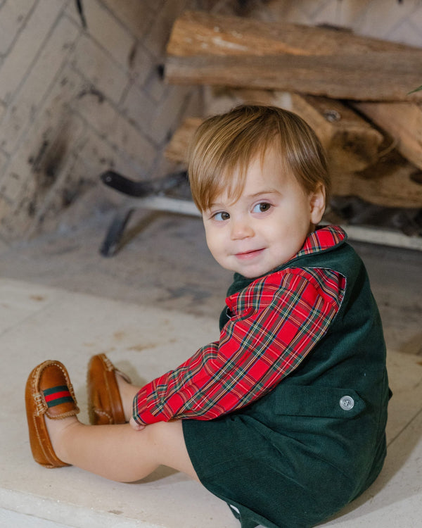 Forest Corduroy- John John w/ Tabs