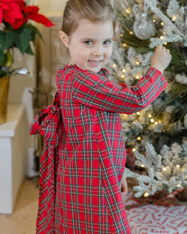 Tartan Plaid A-Line Dress