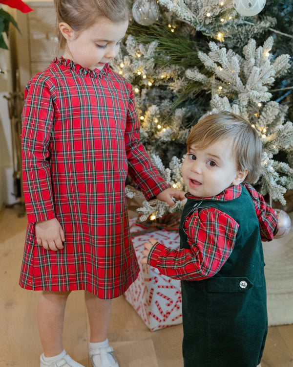 Tartan Plaid A-Line Dress