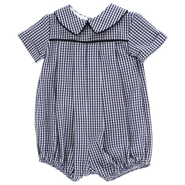 Navy Check-Dressy Bubble