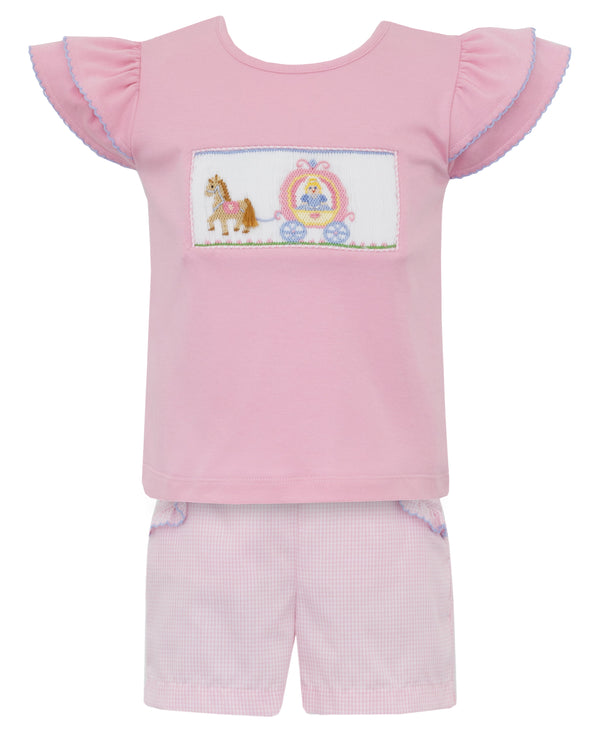 Princess Carriage Ruffle Short Set