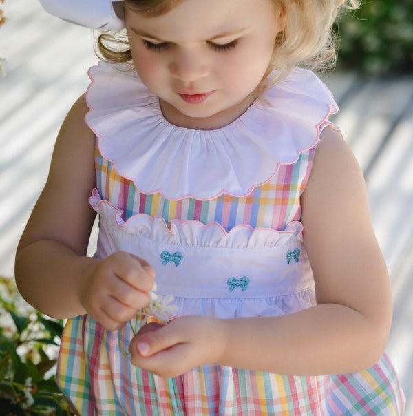 Rainbow Gingham Bubble