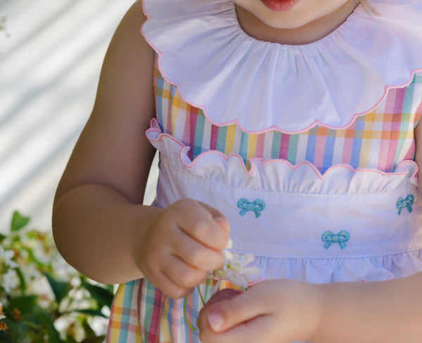 Rainbow Gingham Dress