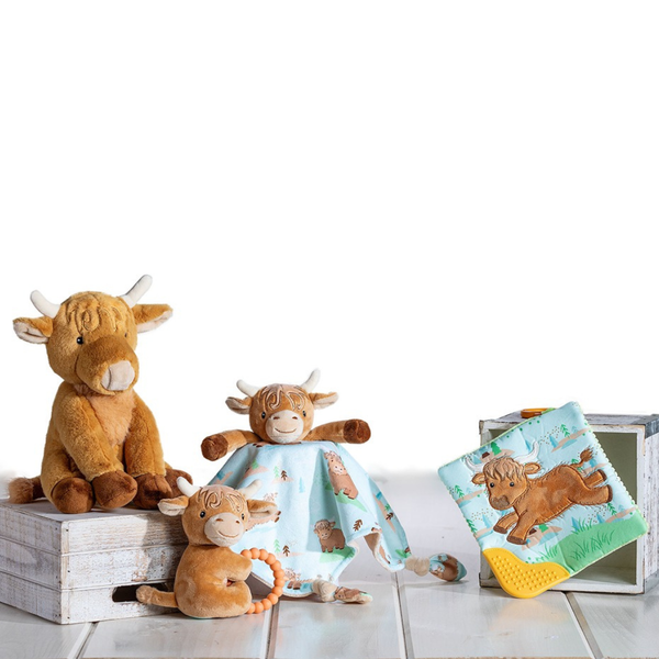 Hetty Highland Cow Character Blanket