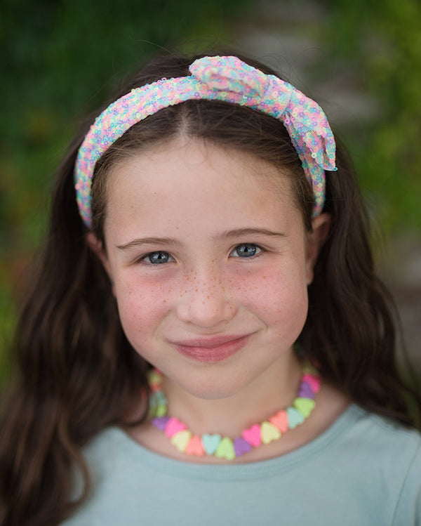 Sweet Tart Heart Necklace & Bracelet Set