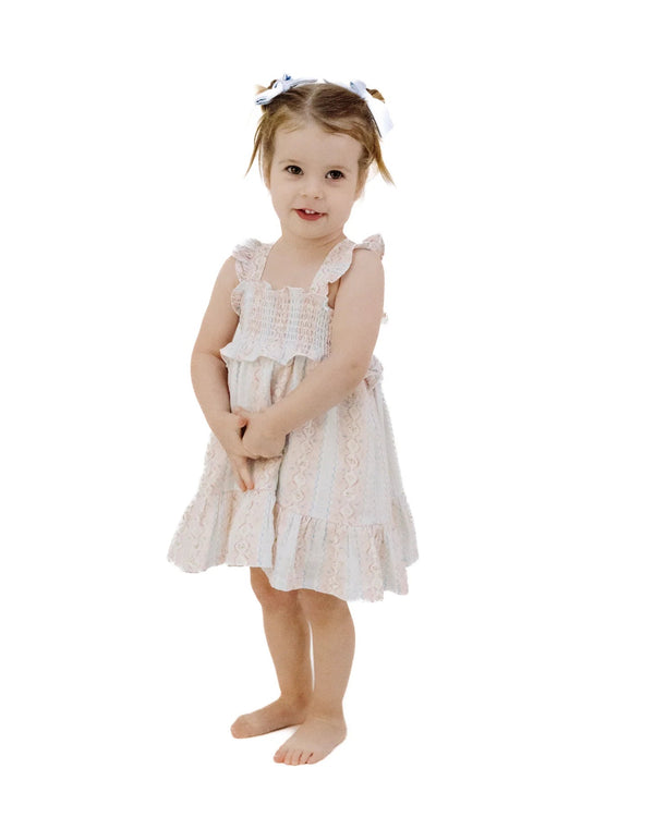 Ogee Floral Smocked Ruffle Sundress