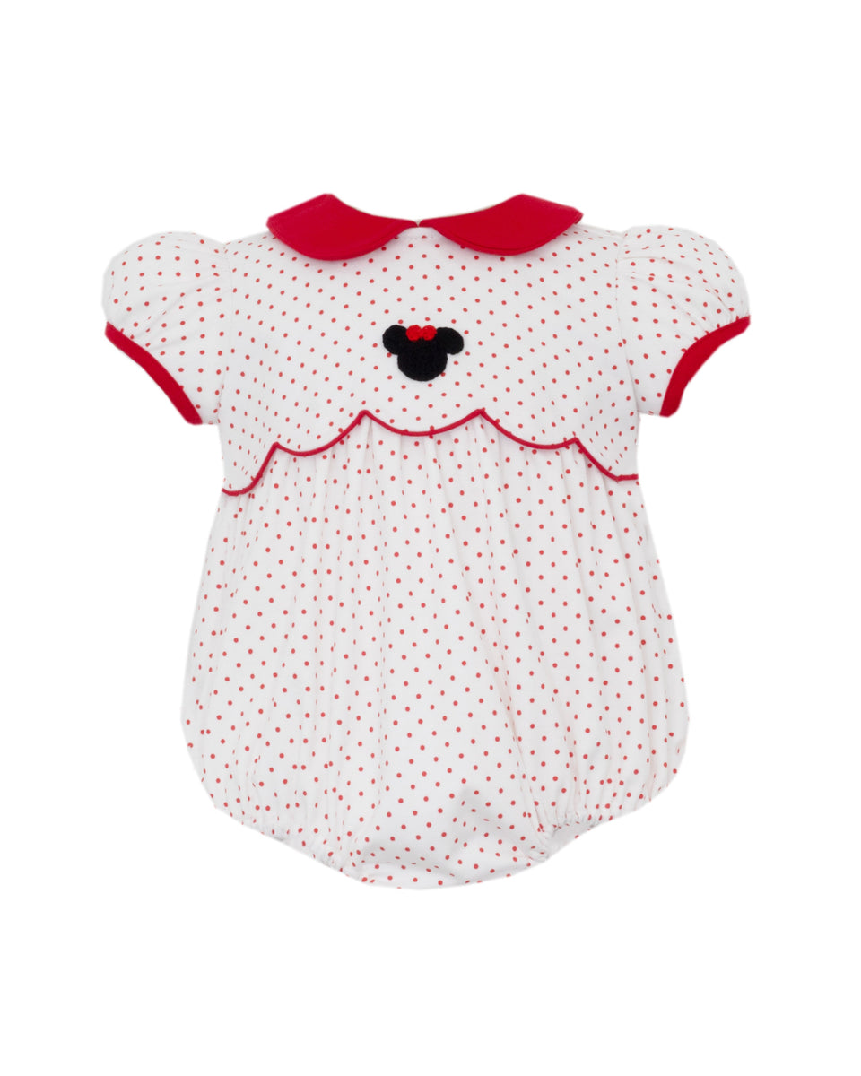 French Knot Mouse Pink Leopard Skirted Bubble