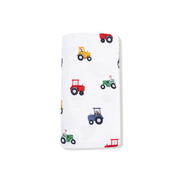 Mini Tractors Swaddle Blanket