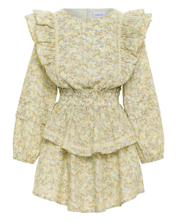 Tate Dress Icy Floral W/ Lace