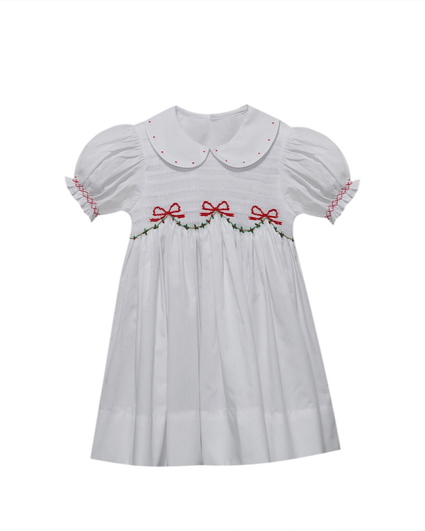 Cate Dress- Christmas Ribbons