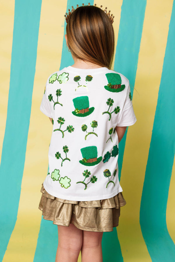 White St. Patrick's Day Icon Tee