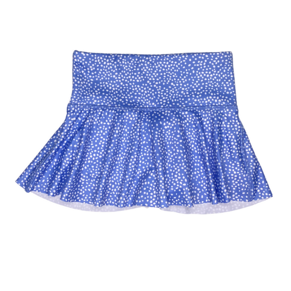 Skirt- Powder Blue Dots