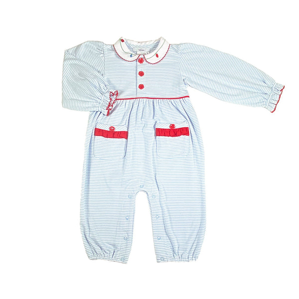 Christmas Lights Ruffle Romper