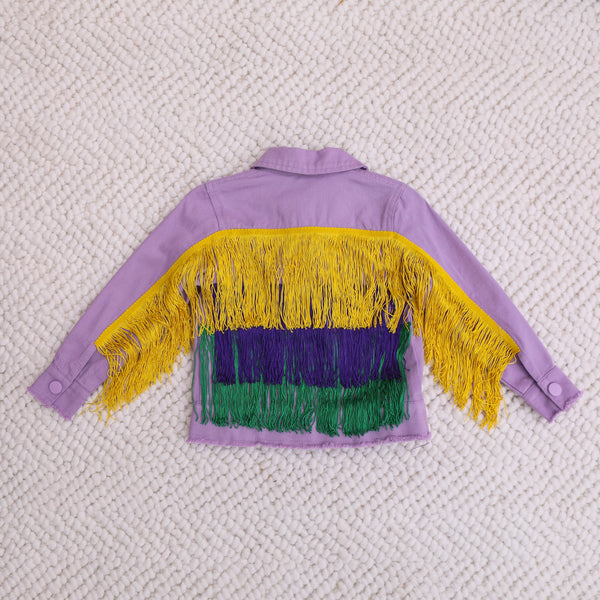 Purple Fringe Jacket