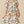 Floral Print Buttoned Square Neck Dress
