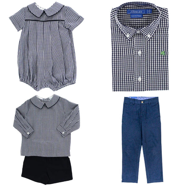 Roscoe Button Down- Navy Check